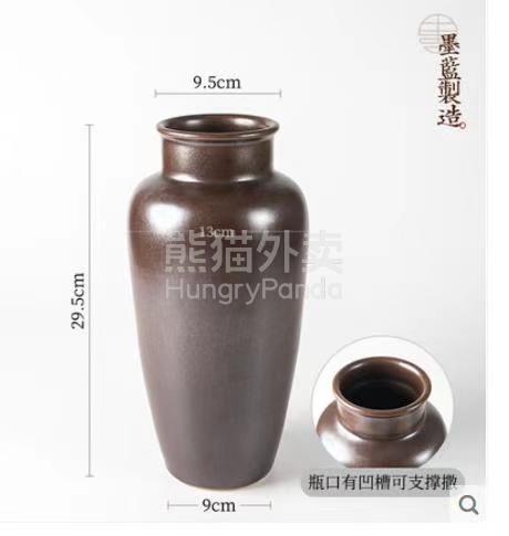 日本墨蓝柳瓶花瓶 带给你高级感 标准 任选