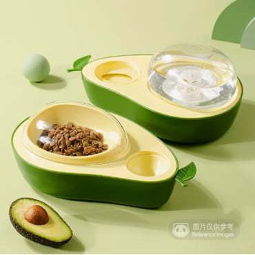 牛油果宠物饮水器+喂食器 标准 任选