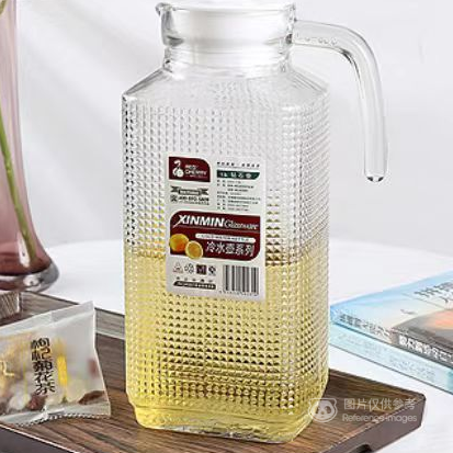 大容量玻璃钻石冷水壶1.8L 标准 任选