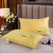 希尔顿五星级酒店同款羽丝绒枕头2个装健康舒适换芯体验展示