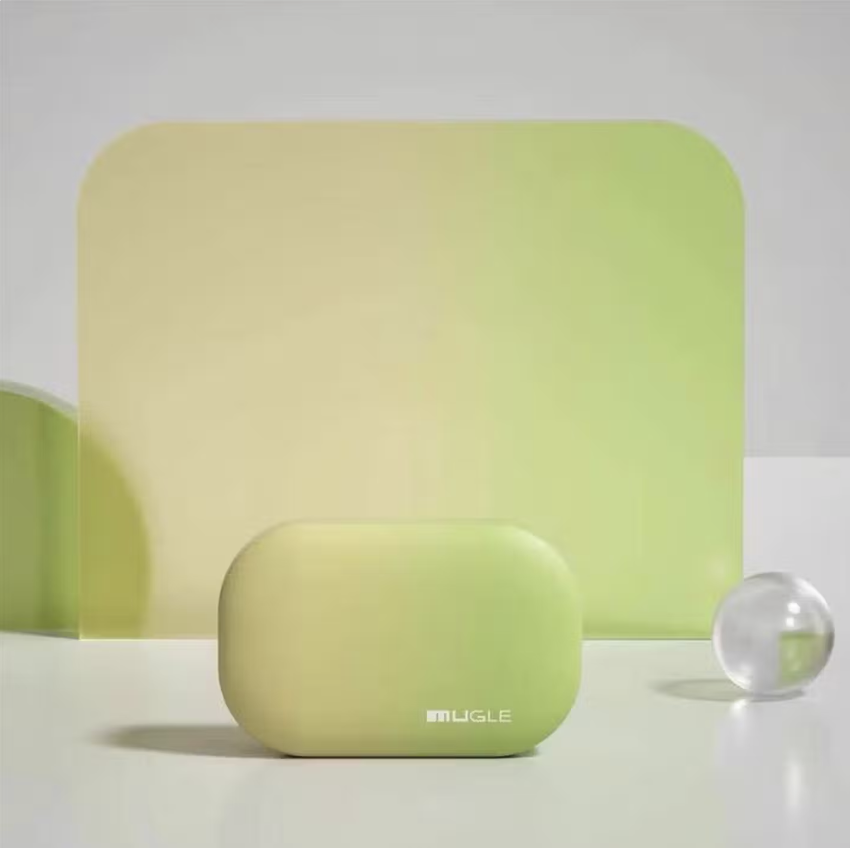 Mugle全自动声波隐形眼镜清洗器LED数显去蛋白美瞳OK镜清洗机便携充电款