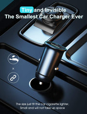 超小型迷你车载充电器 隐形设计