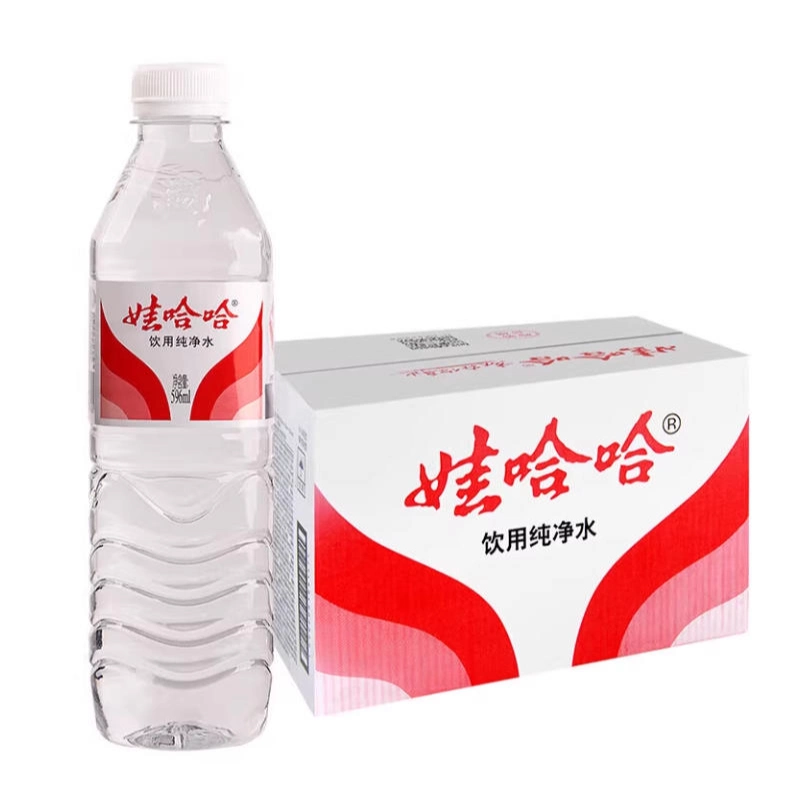 Wahaha Drinking Pure Water 596ml | Classic Red Cap, Lab-Grade Purity | Special Offer Pack (Full Case)
