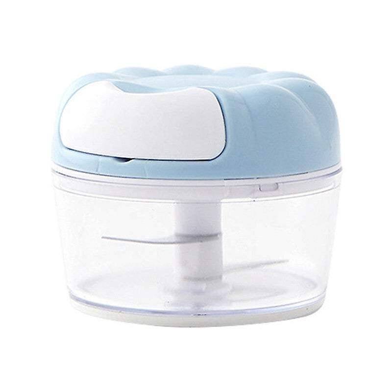 半自动捣蒜神器 手动拉绳式蒜泥器家用厨房压蒜捣蒜工具