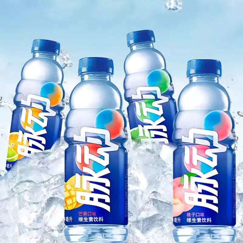 脉动维生素饮料600ml多种口味可选青柠水蜜桃柚子0糖系列