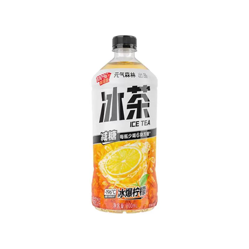 元气森林冰茶900ml大瓶装柠檬红茶味减糖清爽饮料