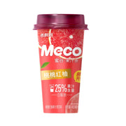 香飘飘Meco蜜谷果汁茶桃桃红柚味 400ml 杯装 0脂肪 粉色包装 蜜桃香甜红柚微酸 口感清新 适合下午茶。