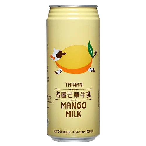 Taiwan Famous House Fruit Milk Series 500ml | Papaya/Banana/Mango/White Peach | Rich Milk Flavor