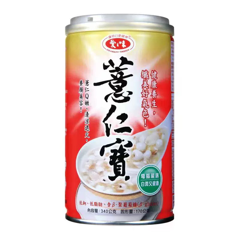 爱之味薏仁宝单瓶装，340g 即食糖水含蒟蒻颗粒