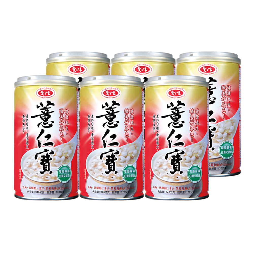 爱之味薏仁宝六瓶特惠装，340g 即食糖水组合