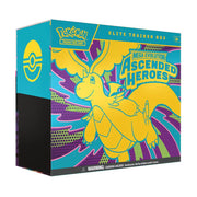 宝可梦集换式卡牌 Mega Evolution - Ascended Heroes 精英训练家礼盒外包装，展示快龙图案及产品名称。