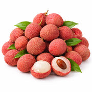 一盒 1kg 澳洲新鲜荔枝，果壳红润，果肉饱满多汁