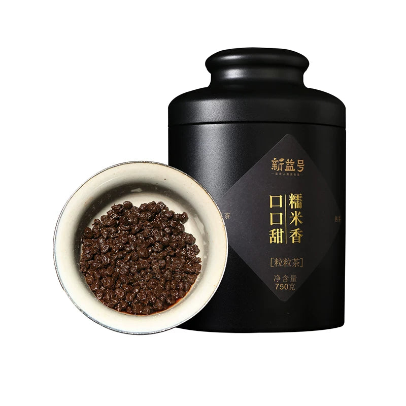 新益号云南糯香粒粒茶750g糯米香碎银子茶化石普洱熟茶十年老茶
