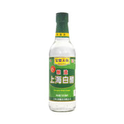 宝鼎天鱼上海白醋 500ml 瓶装正面图，纯粮酿造食醋标签清晰可见