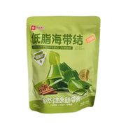 良品铺子低脂海带结卤香味零食包装袋正面图
