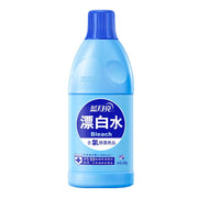 蓝月亮漂白水 600g 瓶身正面图，白色标签展示品牌与产品信息