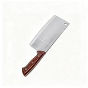 Blyduck 小黄鸭锋利厨用刀 不锈钢家用切肉切菜刀实木防滑手柄刀具