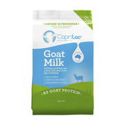 CapriLac 澳洲成人羊奶粉 1kg 袋装正面图，包装上印有山羊头像、Goat Milk 字样及 A2 羊奶蛋白标识。