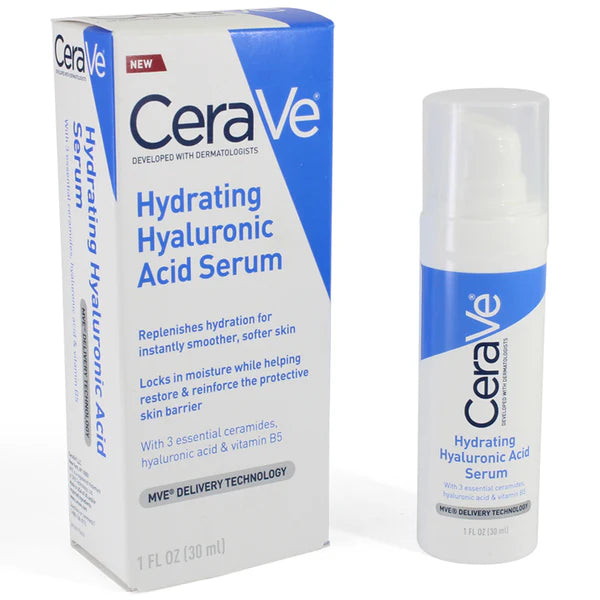 CeraVe 适乐肤精华乳产品细节展示图，显示质地与包装信息