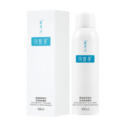 可复美重组胶原蛋白生物敷料P型喷雾100ml，白色瓶身与外包装盒展示，印有蓝色品牌Logo及产品名称。