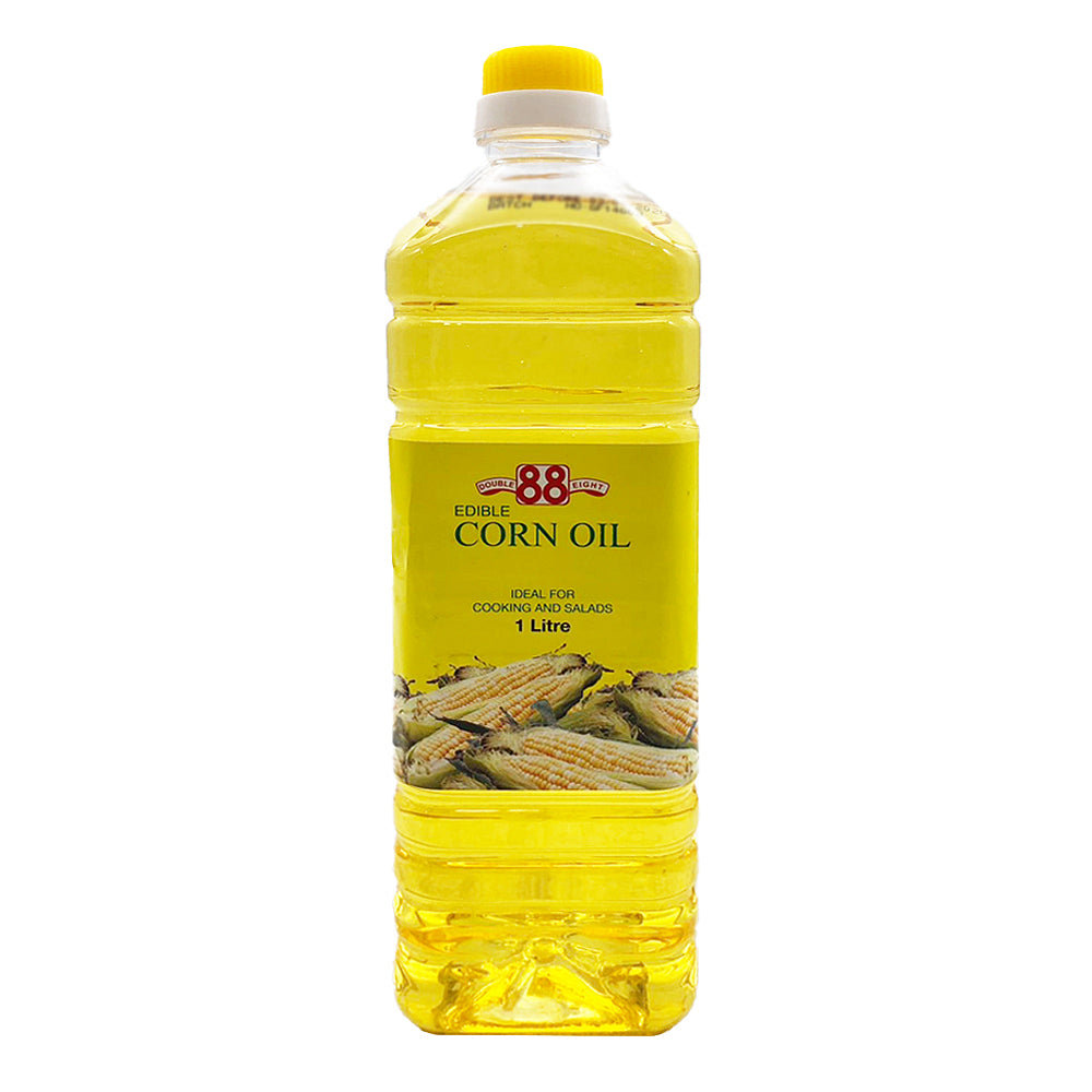 88Brand 玉米油 1L 瓶身展示，无异味适合日常快炒或凉拌健康餐