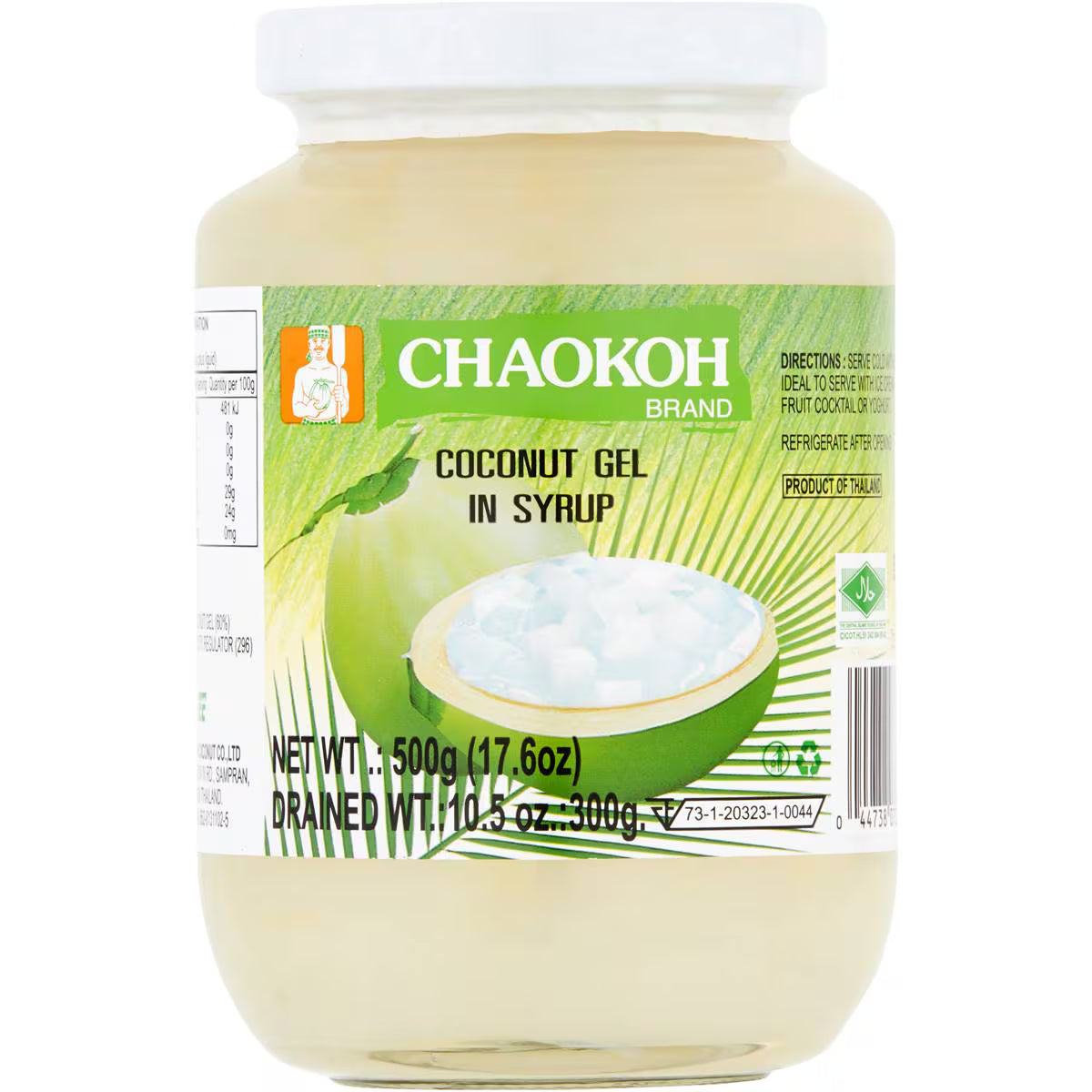 Chaokoh糖水椰果500g瓶装主图