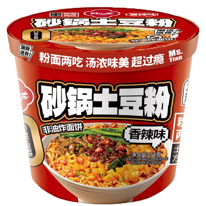 	田小姐Ms. Tian砂锅土豆粉香辣味254g杯装主图