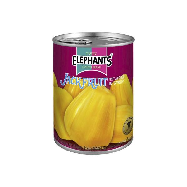 Twin Elephants糖水菠萝蜜565g罐装主图
