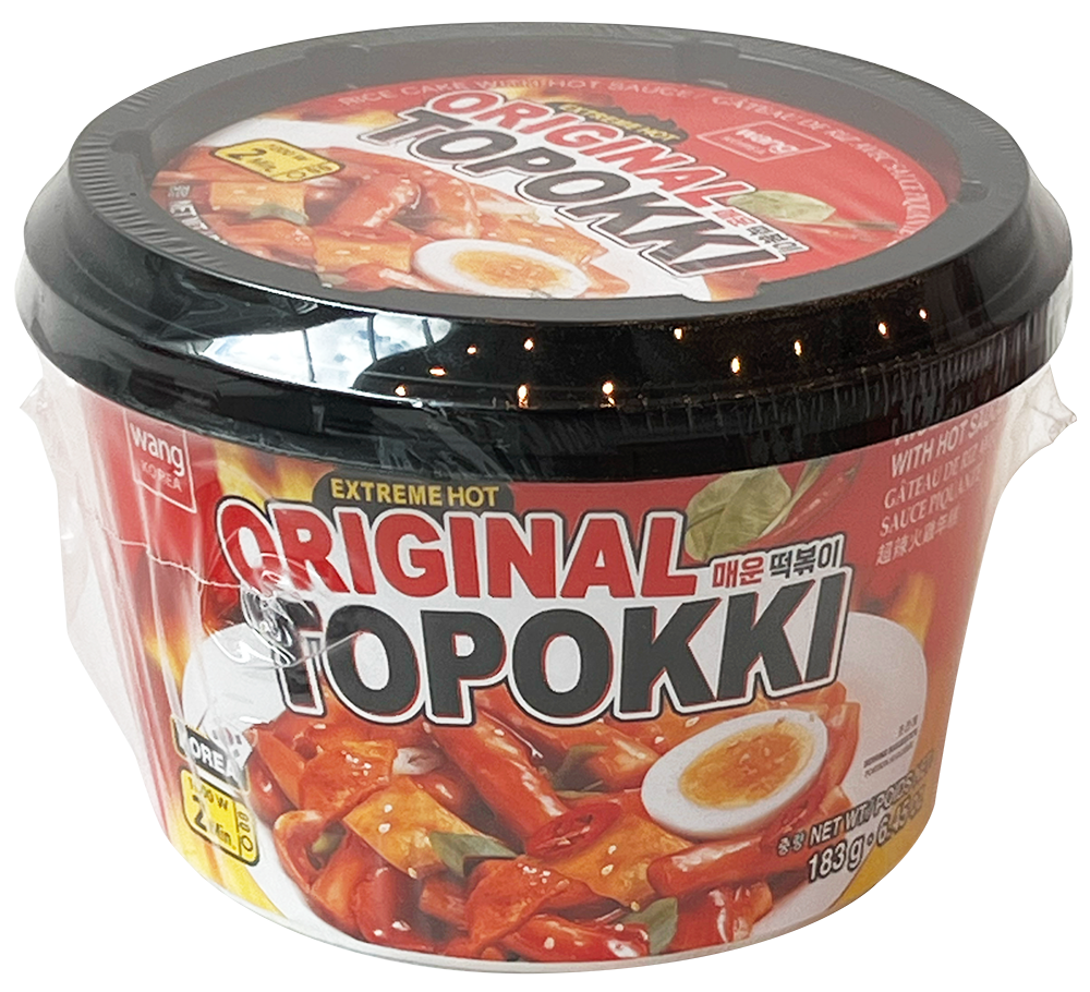 韩国Wang极辣原味辣炒年糕183g杯装主图