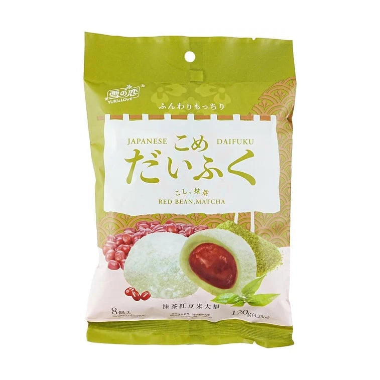 Yuki & Love红豆抹茶日式大福麻糬120g主图