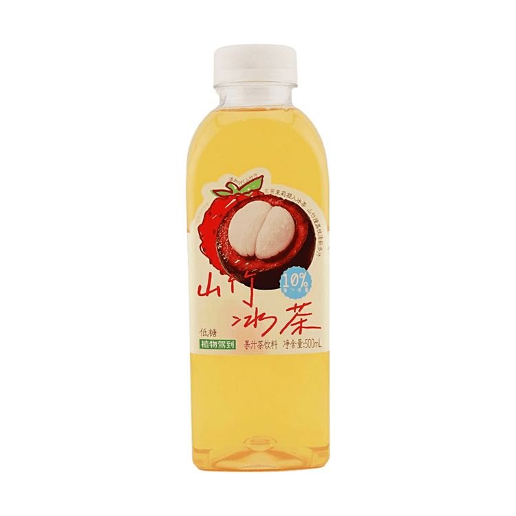 植物驾到山竹冰茶500ml主图