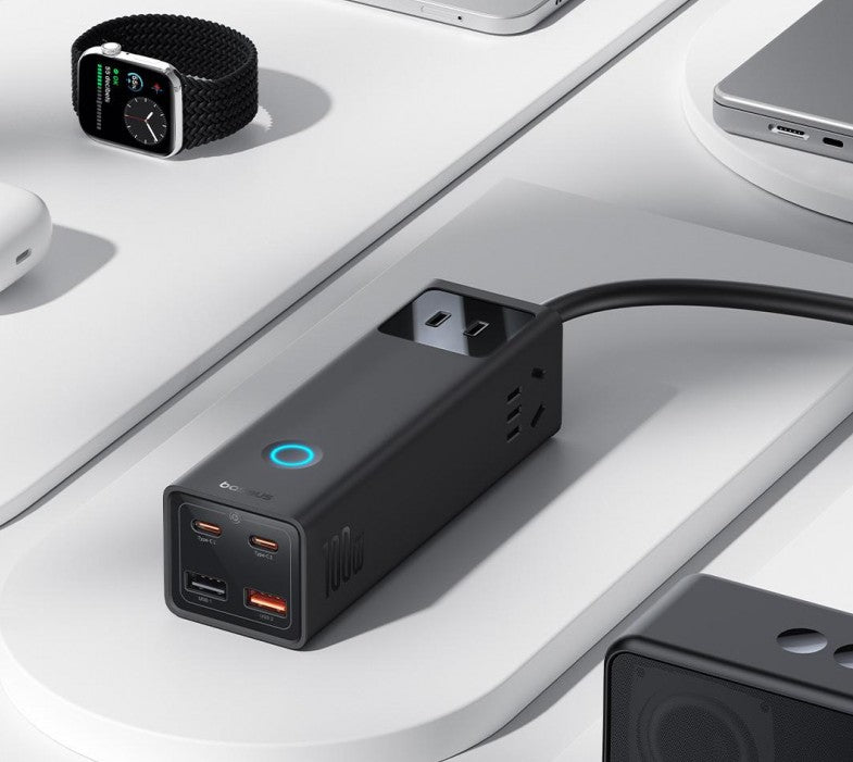 桌面多功能电源插座 USB-C 快充 多设备充电