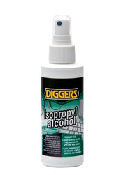 DIGGERS 异丙醇清洁喷雾 125ml 瓶身正面，适用于数码屏幕和键盘除垢