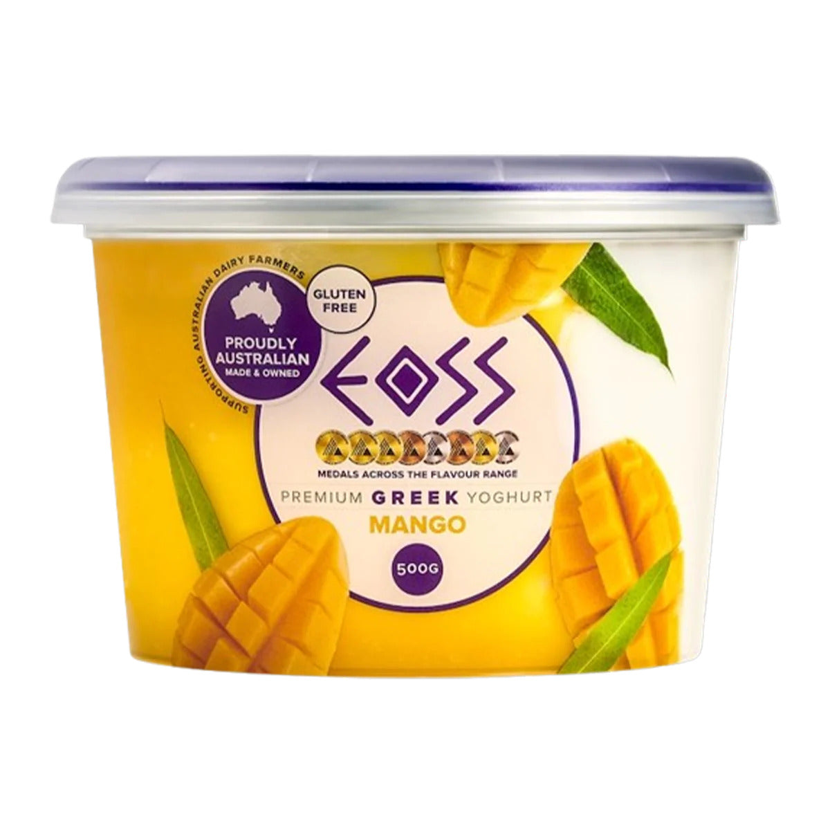 EOSS 芒果味希腊酸奶 500g 冷藏乳品包装图