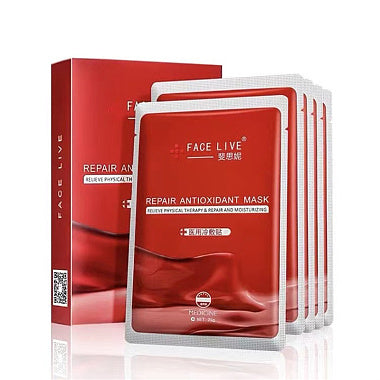 斐思妮神经酰胺舒缓修复贴单片包装正面图，白色背景展示产品外观