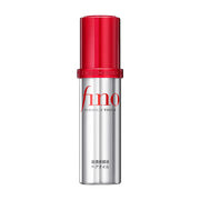 Fino Premium Touch 护发精油产品正面图，银色瓶身搭配红色瓶盖，背景纯白。