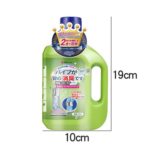 Global Brand 强力排水口发泡清洁粉盒装正面，展示 6 袋入包装与产品外观