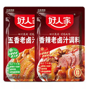 好人家老卤汁 120g 包装袋正面展示，红亮酱汁图案，免炒糖色快手卤料主图