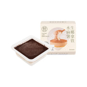 盒马生椰拿铁味爆浆水麻薯冷冻甜品包装，展示独立小盒外观与产品名称