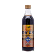 恒顺三年陈镇江香醋 580ml 瓶装正面图，手工糯米坛酿标签清晰可见