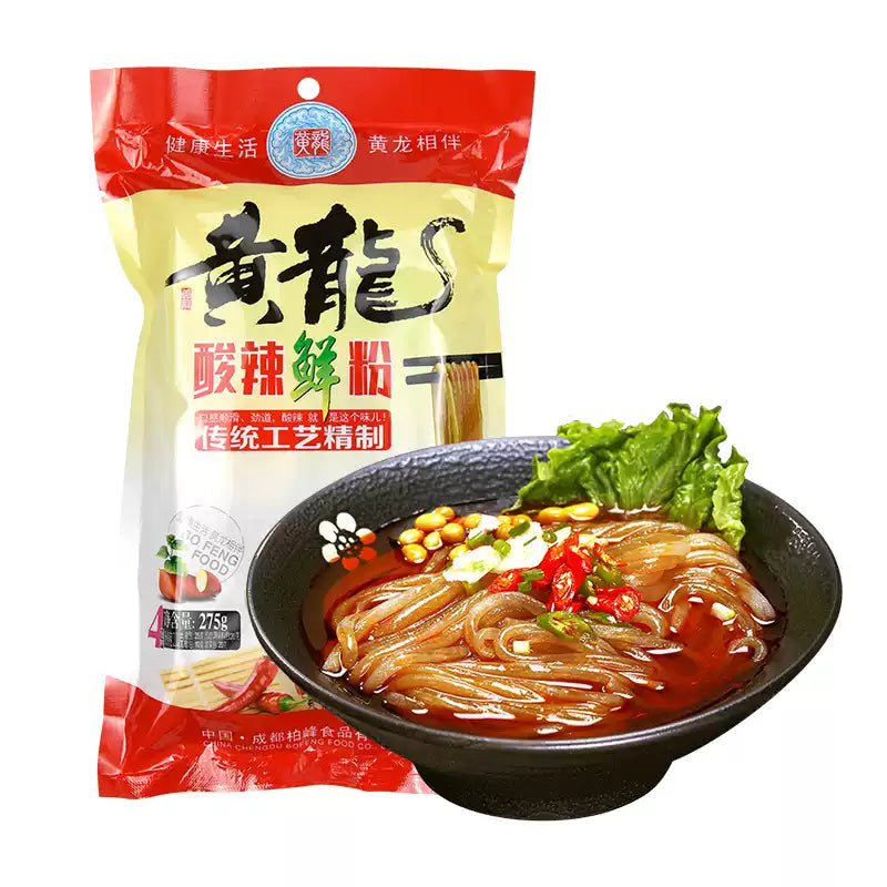 黄龙酸辣鲜粉独立包装，开胃爽口，适合快速制作酸辣粉。