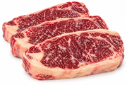 雪花西冷牛排 Marbled Sirloin Steak，约200g每片，油花丰富，肉质鲜嫩，Cozy Nook 锦东线上超市。