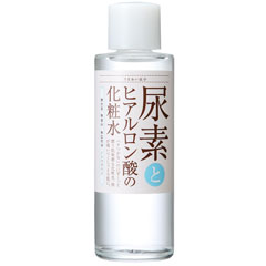 石泽研究所尿素玻尿酸化妆水 120ml 瓶身正面展示，白色简约包装设计