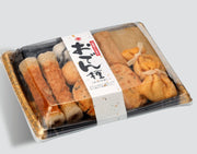 日式关东煮组合主图，展示多种鱼丸和鲜甜汤底，适合便利店风味速食夜宵。