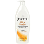 Jergens 超级修复保湿身体乳 621ml 白色瓶身正面展示