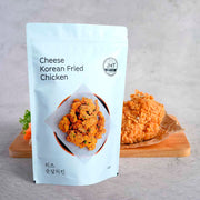 JMT 韩国芝士无骨炸鸡 400g 冷冻包装袋正面图，展示浓郁芝士风味半成品炸鸡