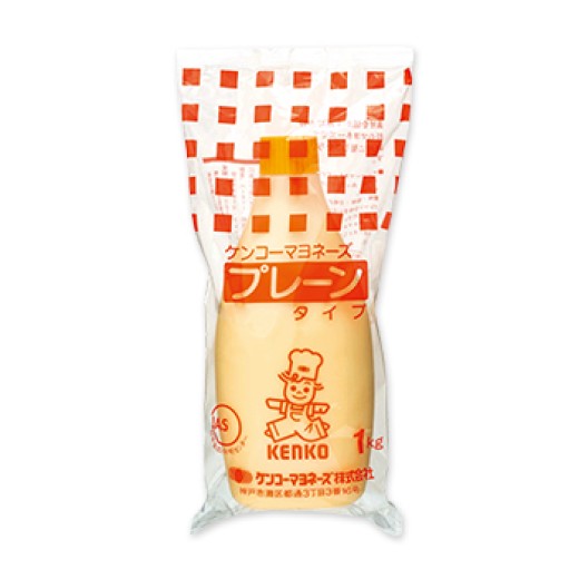 KENKO 日式蛋黄酱 1000g 大包装展示，适合家庭或宿舍囤货
