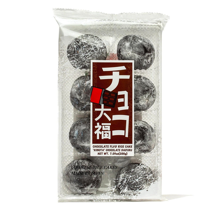 奇都日式大福巧克力味独立包装，Q 弹糯米皮配浓郁巧克力馅
