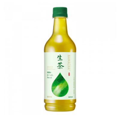 麒麟生茶525ml日本绿茶饮料 无糖即饮茶清爽口感 单瓶装