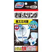 小林制药马桶清洁粉包装盒正面，展示日本原装进口标识与三包独立装规格